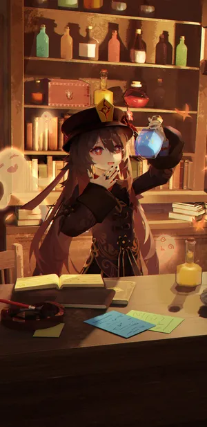 Captivating Hu Tao Profile Picture Wallpaper