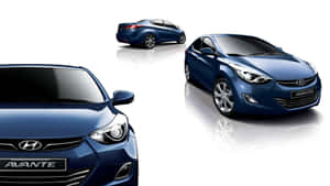 Captivating Hyundai Elantra In Motion Wallpaper