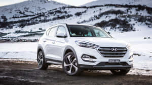 Captivating Hyundai Tucson In Action Wallpaper