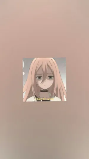 Captivating Image Of A Disappointed Rachel Gardner, A Minimalist Anime Character Wallpaper