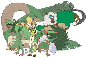 Captivating Image Of Gogoat, The Grassland Pokémon Wallpaper