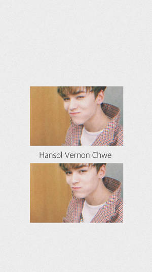 Captivating Image Of K-pop Star Hansol Vernon Chwe Wallpaper