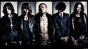 Captivating J-rock Band In Action Wallpaper