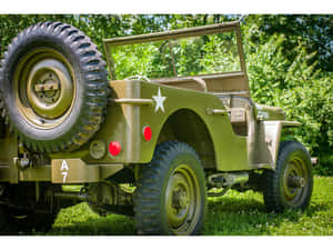 Captivating Jeep Willys In Its Prime Wallpaper