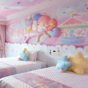 Captivating Kawaii Room With Pastel Colors And Cute Decorations Wallpaper