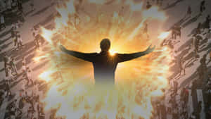 Captivating Kingdom Of God Illustration Wallpaper