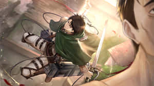 Captivating Levi Ackerman Desktop Wallpaper Wallpaper