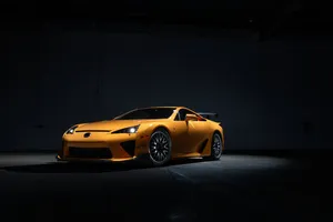 Captivating Lexus Lfa Supercar In Action Wallpaper