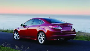 Captivating Mazda 6 In Action Wallpaper
