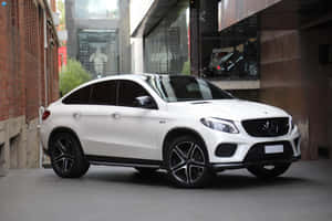 Captivating Mercedes Benz Gle-class In Open Road Wallpaper