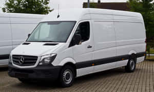 Captivating Mercedes Benz Sprinter In Action Wallpaper