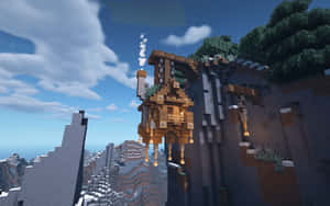 Captivating Minecraft Architecture Wallpaper