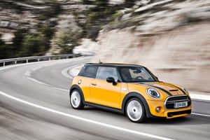 Captivating Mini Cooper S In Action Wallpaper