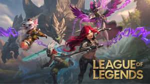 Captivating Moba Game Battle Scene Wallpaper