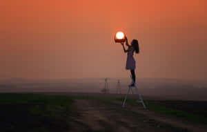 Captivating Ocean Sunset Wallpaper