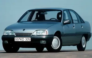 Captivating Opel Omega In Motion Wallpaper