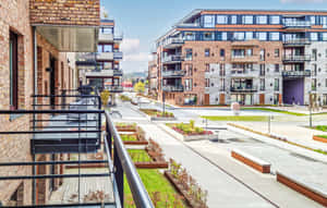 Captivating Panoramic View Of Kristiansand City Wallpaper