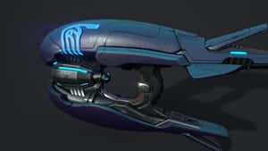 Captivating Plasma Rifle Illustration Wallpaper