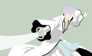 Captivating Portrait Of Gin Ichimaru Wallpaper