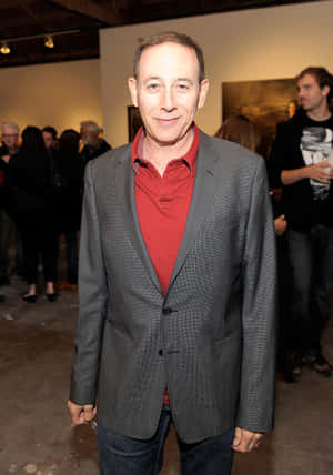 Captivating Portrait Of Paul Reubens Wallpaper