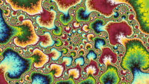 Captivating Psychedelic Fractal Art Wallpaper