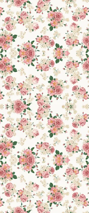 Captivating Rose Pattern Design Wallpaper