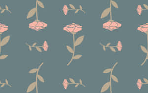 Captivating Rose Pattern Wallpaper Wallpaper