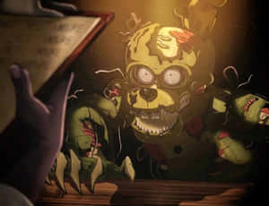 Captivating Scraptrap: A Rusty Menace Unleashed Wallpaper