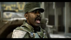 Captivating Sergeant Johnson: A True Leader In Action Wallpaper
