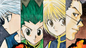 Captivating Shonen Anime Action Scene Wallpaper