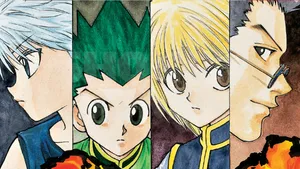 Captivating Shonen Anime Action Scene Wallpaper