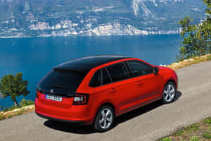 Captivating Skoda Rapid In Pristine Condition Wallpaper