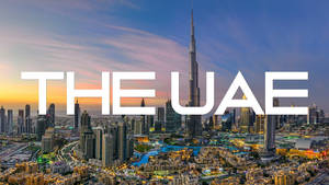 Captivating Skyline Of United Arab Emirates Wallpaper