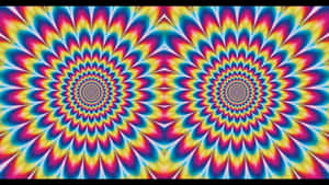 Captivating Spiral Optical Illusion Wallpaper