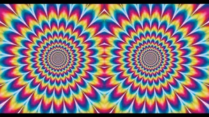 Captivating Spiral Optical Illusion Wallpaper