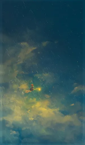 Captivating Studio Ghibli Artwork Wallpaper