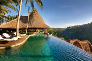 Captivating Sunset At Bali Island Wallpaper