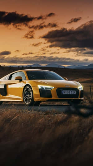 Captivating Sunset Drive Wallpaper