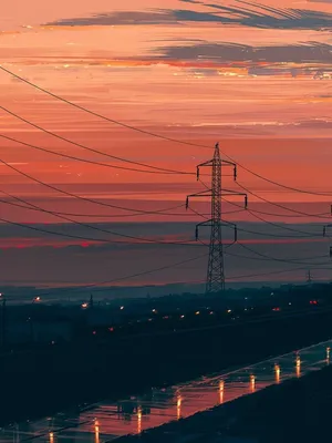 Captivating Sunset Painting Wallpaper