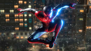 Captivating Superhero Video Games Scene Wallpaper