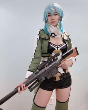 Captivating Sword Art Online Cosplay Duo Wallpaper