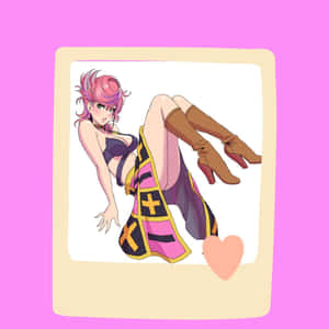 Captivating Trish Una In Anime Art Style Wallpaper