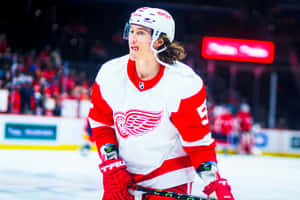 Captivating Tyler Bertuzzi In Action Wallpaper