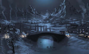 Captivating Winter Artwork Wallpaper