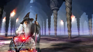 Captivating Wizard Imbued With Power Wallpaper