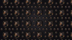 Captivating Wolf Pattern Wallpaper Wallpaper