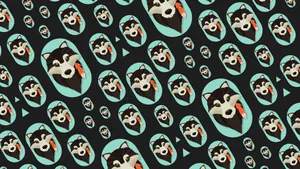 Captivating Wolf Pattern Wallpaper Wallpaper