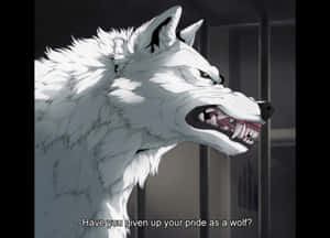 Captivating Wolf's Rain Kiba In Action Wallpaper