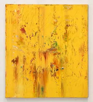 Captivating Yellow Art Display Wallpaper