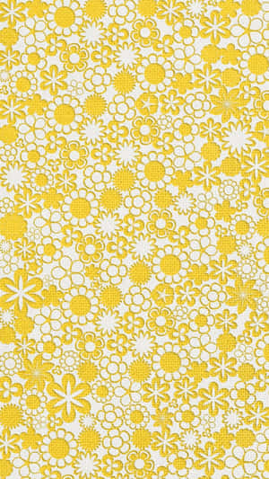 Captivating Yellow Pattern Wallpaper Wallpaper